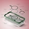 Moxedo Magnetic Protective Case 360 Protection Clear Case Hard PC with Built-in Strong Magnets Compatible with MagSafe Designed for iPhone 11 6.1 inch (Green)