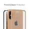 Amazing Thing iPhone XS MAX Special Edition FRONT Screen and BACK Tempered Glass Protector with Lens Protection - BEIGE (for GOLD iPhone)
