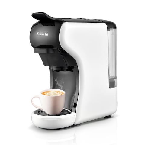 Saachi Multi-Capsule Coffee Machine NL-COF-7058C-WH With 19 Bar Automatic Steam Pressure Pump