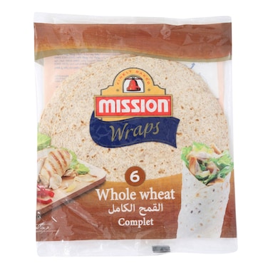 Mission 6 Whole Wheat Tortilla Wrap 420g