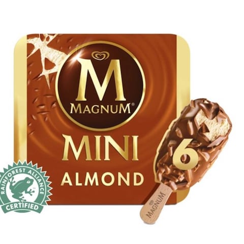 Magnum Mini Almond Ice Cream Stick 60ml x 6 Pieces