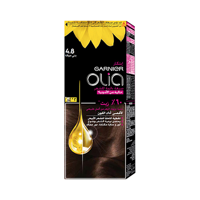 Garnier Olia No Ammonia Permanent Hair Color With 60Percent  Oils 4.8 Mocha 1 Piece