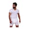 Jill Half-Sleeve Undershirt V-Neck - White - M1809-SZ3