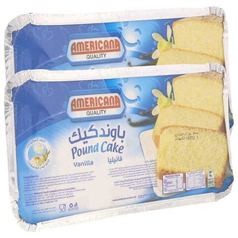 Americana Quality Vanilla Pound Cake 325g x Pack of 2