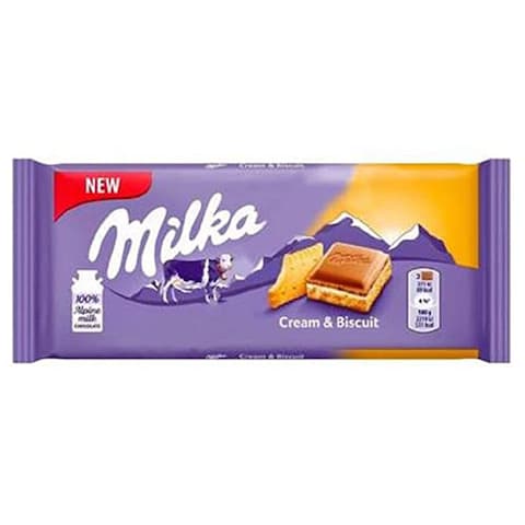 Milka Cr&szlig;me &amp; Biscuit 100G