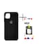 Generic Silicone Protective Case Cover With Camera Lens Protector For Apple iPhone 11 Pro Max Black
