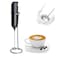 Lavish 2-Pack Battery Powered Electric Milk Frother Handheld Egg Beater With Stand