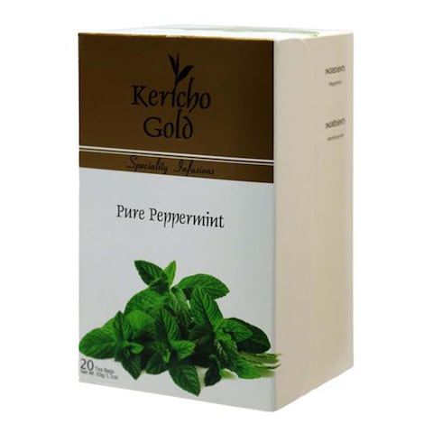 Kericho Gold Pure Peppermint Tea Bags 2g x 20 Pieces