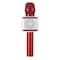 Generic Karaoke Bluetooth Mic Microphone Speaker V7 - Red With White