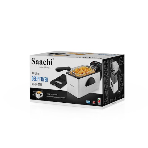 Saachi Deep Fryer NL-DF-4751-ST With An Adjustable Thermostat