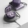 Ringke Onyx Case Compatible with Samsung Galaxy Buds 2 / Galaxy Buds Pro / Galaxy Buds Live, Hard PC Shockproof Case Protective Cover with Keychain - [ Purple ]