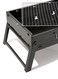 Generic Portable Barbeque Charcoal Grill Black/Silver 360X105X280mm