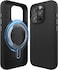 elago Magnetic Liquid Silicone for iPhone 15 PRO case cover compatible with MagSafe Shockproof - Black
