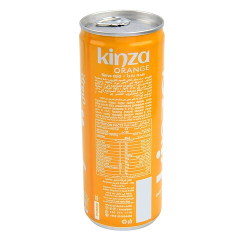 Kinza Orange Carbonated Soft Drink 185ml