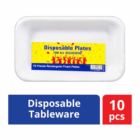 Tiba Funtasia Foam Plates - Large - 10 Plates