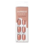 Buy Kiss Impress Colour Press-On Manicure False Nails KIMC010C Sandbox in UAE