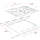 Teka Built-In Hob PLATE E60.2 4P 60CM