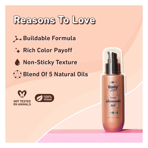Plum Body Lovin&#39; Copper Sheen Body Shimmer Oil 90Ml