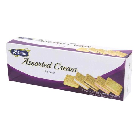 Manji Assorted Cream Biscuits 160g