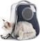 Vsell24 Cat Backpack Carrier Transparent Space Capsule Backpack For Traveling, Camping And Hiking For Cats Kittens And Puppies 40X33.5X24Cm