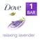 Dove Relaxing Lavender Beauty Cream Bar Purple 160g