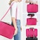 Generic-CK753 Large Capacity Makeup Brush Bag Case Cosmetic Pouch Storage Handle Organizer Travel,pink