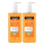 Buy Neutrogena Visibly Clear Pore And Shine Face Wash Green 200ml Pack of 2 in UAE