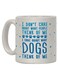 muGGyz Printed Ceramic Coffee Mug White