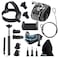 Ozone - Action Camera Accessories 17 in 1 Camera Accessories Kit for Hiking &amp; Leisure Sports For GoPro Hero 8 Black Hero 8 Max Hero 5 Hero 4 3 GoPro Session 2018 DJI Yi SJCAM Sports Action Camera (All in 1 Accessory for GoPro Action Camera)