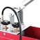 ABBASALI Hydraulic Manual Pressure Test Pump 50 Bar Pressure Test Pump 726 PSI 3 Gallon Tank 45ML Flow 1/2" Connection