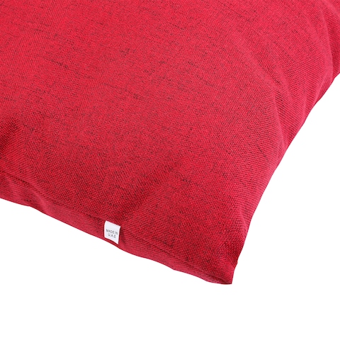 Parry Life Decorative Jacquard Cushion Pillow - Decorative Square Pillow Case - Ideal Pillow For Livingroom Sofa Couch Bedroom Car, 44Cmx44Cm - Square Cushion Pillow-Red