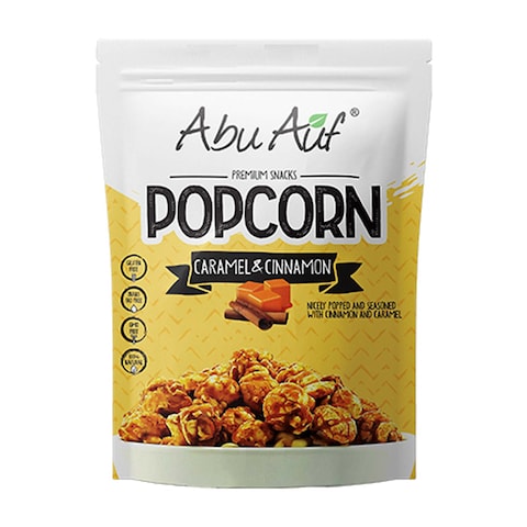 Abu Auf Popcorn Caramel and Cinnamon - 100 gm