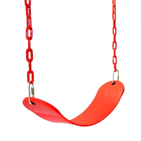 XIANGYU toys swing seat yard swing for kids &amp; adults with metal triangle ring 2 chain and snap hooks