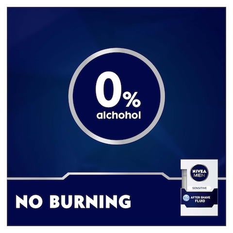 Nivea Sensitive After Shave Fluid - 100 Ml