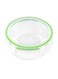 Royalford Round Airtight Container Clear/Green