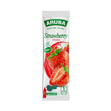 Aruba Instant Powder Drink Strawberry Sugar Free 9GR