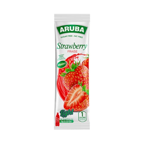 Aruba Instant Powder Drink Strawberry Sugar Free 9GR