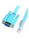 Generic Rj45 To Rs232 Db9 Cable Converter, Blue