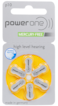 Powerone Hearing Aid Battery Size 10 - Pack of 6 Batteries