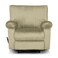 In House Velvet Rocking Recliner Chair - Dark Ivory - H1