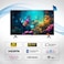 Geepas 55&amp;quot; VIDAA Professional TV- GLED5509SVUHD  Smart Voice Control, 4K Ultra HD, Smart TV with Frameless Design  With Remote Control, HDMI and USB Ports