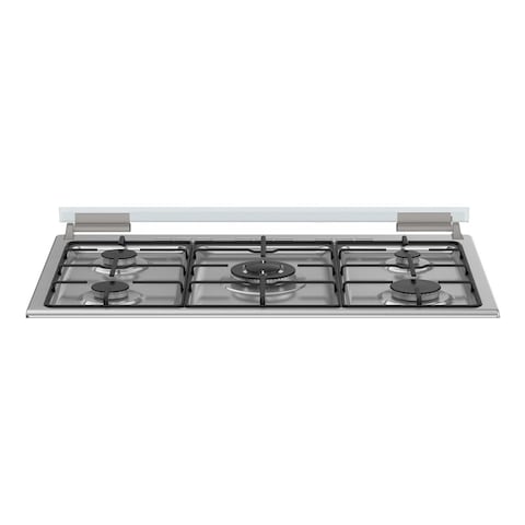 Ariston 5-Burners Cooker AM9GM1KMX/ME Silver 90x60cm