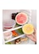 Generic - 6-Piece Silicone Stretch Lids White