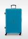 ABS Hardside Spinner Check In Large Luggage Trolley 28 Inch Blue