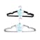 Cloth Hangers Metallic With Groove