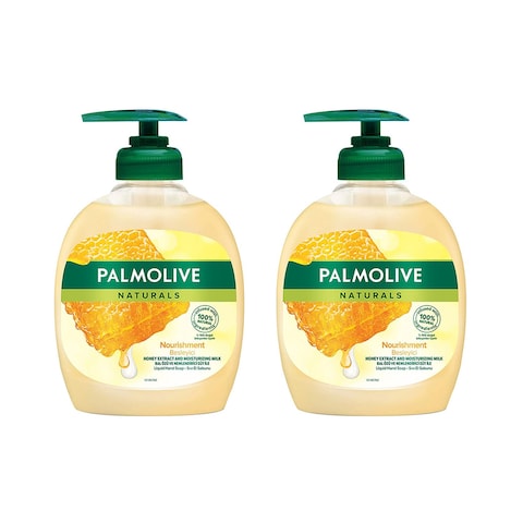 Buy Palmolive Milk And Honey Liquid Handwash 300ml Pack of 2 in UAE