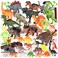 JMD 46Pcs Dinosaur Toy Set, Dinosaur Figures Model Toys Gift Playset with Tree, Eggs, Stones and Mountains
