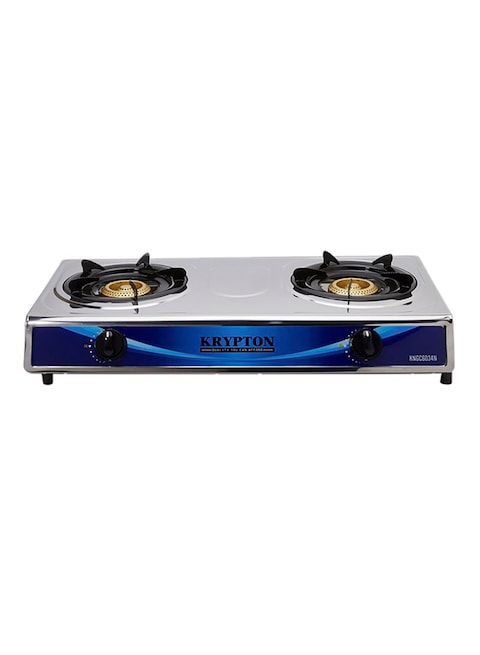 Krypton 2 - Burner Stainless Steel Gas Stove KNGC6034N Silver