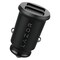 Lazor Dual Port Car Charger Black