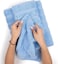 Towel Set Luxury Hotel Quality 600 GSM 100% Genuine Combed Cotton, Super Soft &amp; Absorbent Family Bath Towels 6 Piece Set - 2 Bath Towels, 2 Hand Towels, 2 Washcloths - Sky Blue
